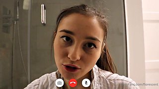 Big-Butt TS Soapy Nude ASMR Shower POV