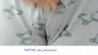Rubbing Pussy with Pajamas- Cameltoe