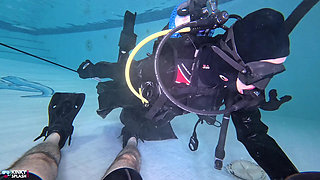 Underwater Domination in Full Scuba Gear
