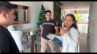 REAL ESTATE AGENT FUCKS A CLIENT WHILE SHOWING A HOUSE