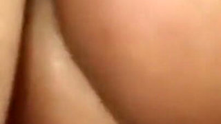 Skinny Brunette Dripping Cum After Sloppy Blowjob and Hard Pounding