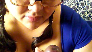 Glasses and Blowjob