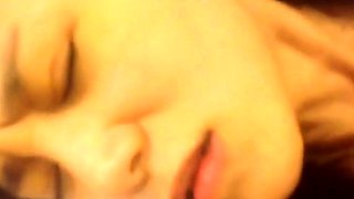 Asian Couple's Close-Up Amateur Fun