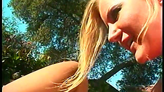 Gorgeous babe spreads her legs and gets her pink cunt licked