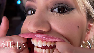 Extreme Mouth Spreading & Throat Closeupwide Open Mouth Fetish