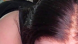 Sahara Dee in Glasses Gagging and Deepthroating