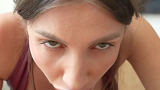 POV Blowjob Monster Cock, Cum Play, Swallow