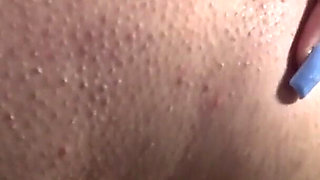 Close-up Lavender Lingerie Farts - Big Ass Gas Right in Your