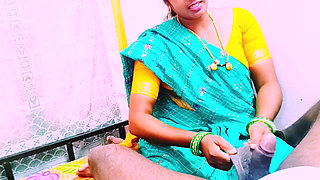 Indian Maid Amazing Blowjob Cowgirl Fucking with House Owner