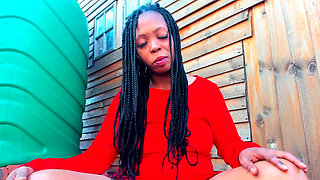 Naughty Outdoor Fingering and Squirt, Extremely Close to Cam...