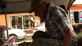 Thai teen picked up for rough threesome