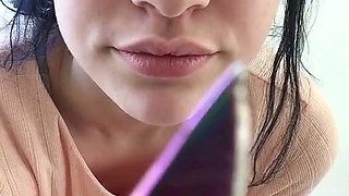 Teen Cute Italian Brunette Solo At