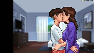 Stepmom Sucks Me Off On the Sofa Dubbed