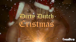 Dutch Xmas Smoking fetish 2 blondes on a BWC