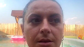 Thong Bikini Pool Tease - Wet Dance & Playful Vibes