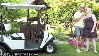 Hot Mature GILF Takes Big Dick Doggystyle - Pounded Hard Outdoor