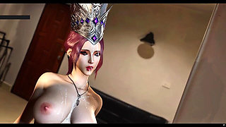 Animated Goddess Flame: 3D Curves Glow - 3D Animation Hentai