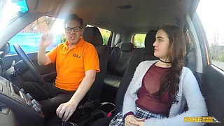 Ryan Ryder's secret surprise: driving like a pro with a wild cowgirl & spoon action!