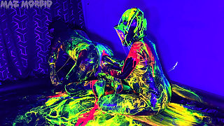 Uv Wet and Messy Gimpy Double Fisting with Patricia X
