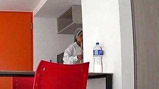DICK FLASH 2. Hotel Maid caught Me Jack Off and showed . Milf