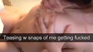 nineteen yr senior Teenie Cuckold on BOYFRIEND in School dormitory, Snapchat Compilation