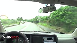 Saya Tachibana - Sexy Japanese Beauty Provides Intense Roadside Blowjob Experience