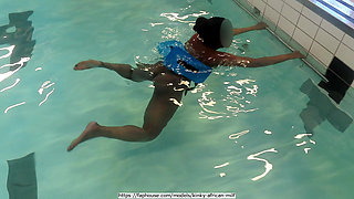 I'm Learning to Swim in the Local Nudist Clubs's Swimming Pool, Lesson 01