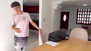 Desi Bhabhi Cheating - Sneaky Homemade Anal with Big Cock and Squirting Teen Maid