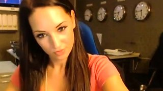 Naughty Teen Secretary on Webcam