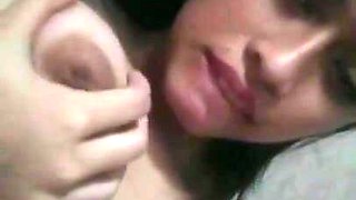 Super-cute Young Doll Displaying Flawless Lush Jugs & Pinkish Puss Macro shot