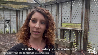 I Show off Outside Before Being Caught in Plain Sight