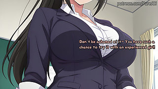 Your horny teacher Sae Chabashira became too jealous! (Sex JOI)