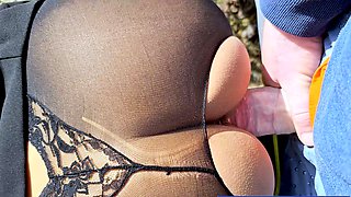 Public sex with big boobs Thai MILF slut