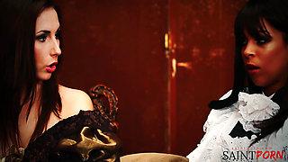 Kit Cox and Porcha Sinns Are Handmaids Sent to Seduce the Admiral