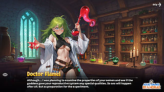 Isekai: Waifu Overlord Gameplay Part 10 - Doctor Flamel Semen on Demand: H-scene