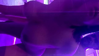 Rumbling Moans During Wild Lesbian Cock Play