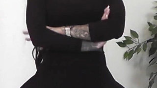 Mistress Cleo Sits on His Slave's Face to Smoke!