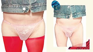 Dripping Femboy Sissys Clitty Confession Hardness