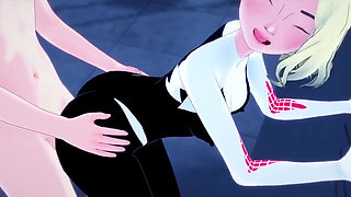 Spider-woman Gwen Stacy Fucking  Full Movie on Ptrn Fantasyking3