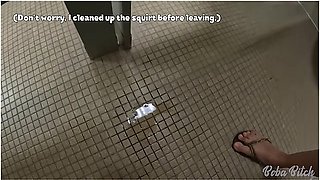 College Campus Risky Public Nudity Dares Bathroom Squirt, Dildo On Glass Office Door, Topless Walk
