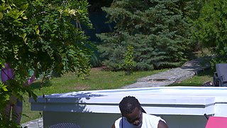Eva Barbie Gets Rough BBC Anal Outdoors (Whole)