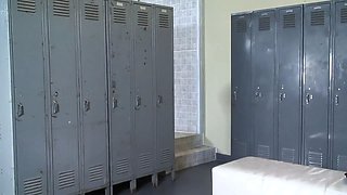 Testicles deep at the milf's gym