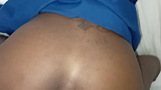 18 Year Old College Girl in Uniform Fucked Doggie by Old Man