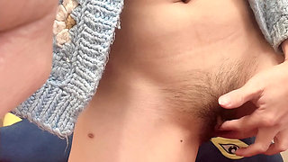 Tiny Extra Wet Pussy of Hana Get Playing by Finger so Horny