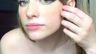 Soogsx Schoolgirl Strips And Masturbates Her Pink Pussy