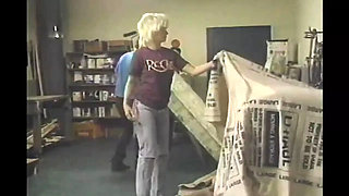 Two Vintage Blondes Suck Huge Cock - Full Movie with Big Tits & Cum in Mouth