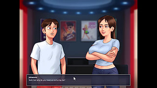 Summertime saga: Jenny is now hooked on my dick she comes anytime to ride me