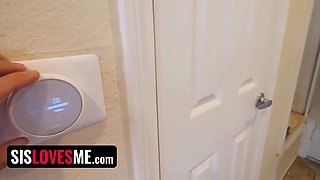 The finest thing you'll witness today - step sisters gooning on step bro's big large cock