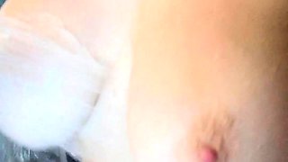 Great Big Boobs On Masturbating Redhead