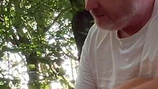 Visit to Vegetable Garden Turns Into Fucking in the Garden and Big Cumshot